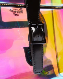 Dr. Martens Mini Sac à Dos En PU Irisé Multi+Black — IRIDESCENT TPU+FELIX RUB OFF Clearance