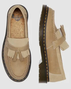 Dr. Martens Mocassins Adrian En Cuir Tumbled Nubuck à Pampilles Savannah Tan — Tumbled Nubuck Cheap