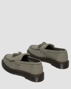 Dr. Martens Mocassins Adrian En Cuir Milled Nubuck NICKEL GREY — Milled Nubuck Wp Hot