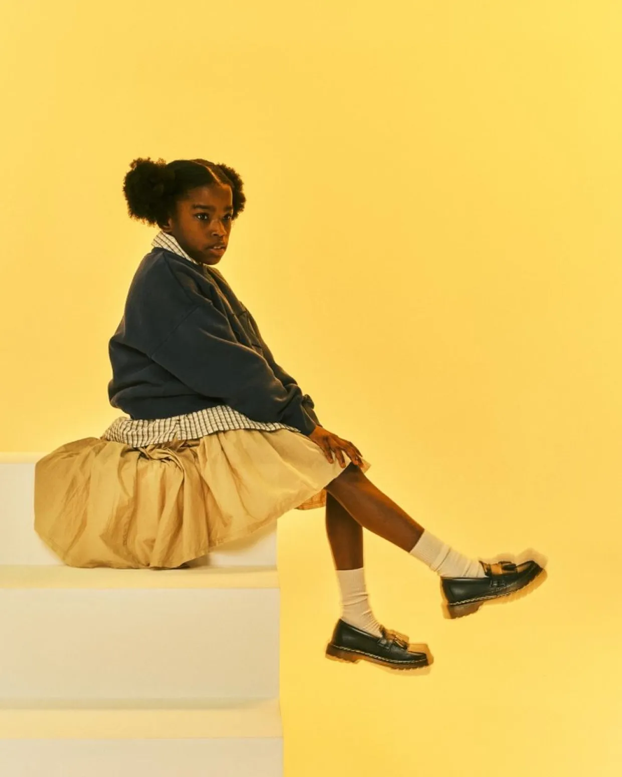 Dr. Martens Mocassins Adrian En Cuir Junior Noir — Softy T Online