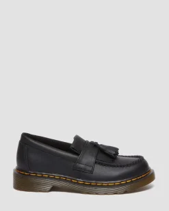 Dr. Martens Mocassins Adrian En Cuir Junior Noir — Softy T Online