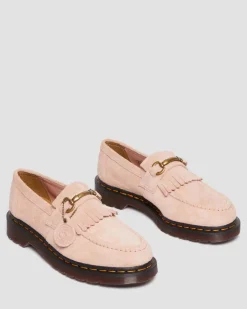 Dr. Martens Mocassins Adrian Snaffle En Daim Desert Oasis Peach Beige — Desert Oasis Suede New