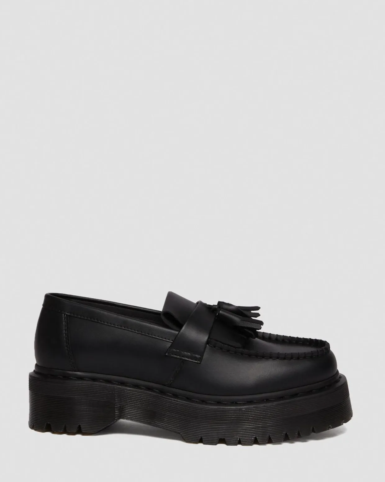 Dr. Martens Mocassins Plateformes Quad Adrian Felix Vegan à Pampilles Noir — Felix Rub Off Clearance