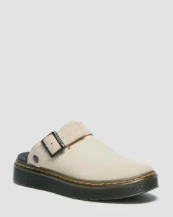 Dr. Martens Mules En Daim Carlson Sable — E.H.Suede Cheap