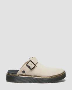 Dr. Martens Mules En Daim Carlson Sable — E.H.Suede Cheap