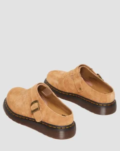 Dr. Martens Mules Isham En Daim Desert Oasis Sable+Camel — Desert Oasis Suede Best