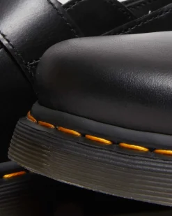 Dr. Martens Mules Jorge II En Cuir Brando à Brides Noir — Brando Discount