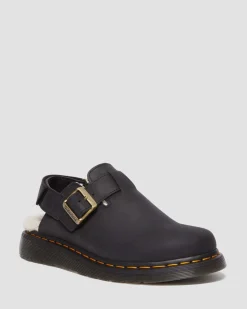 Dr. Martens Mules Jorge II En Fourrure Synthétique BLACK — Archive Pull Up Cheap
