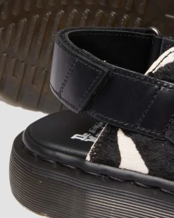 Dr. Martens Mules Jorge II En Hair-On à Bridess BLACK+WHITE — Hair On + Atlas Flash Sale