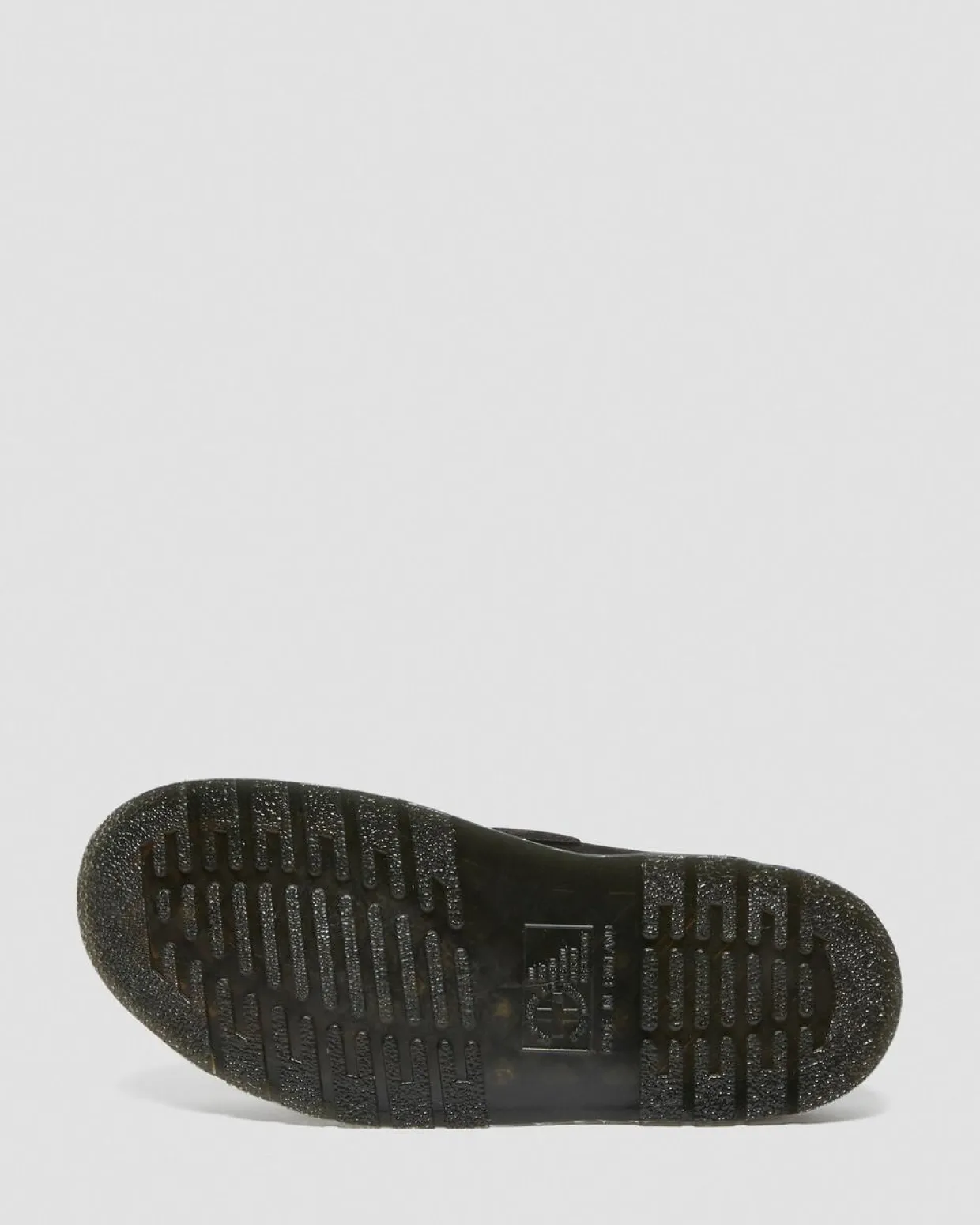 Dr. Martens Mules Jorge Made In England En Daim Noir — Repello Calf Suede (Gum Oil) Online