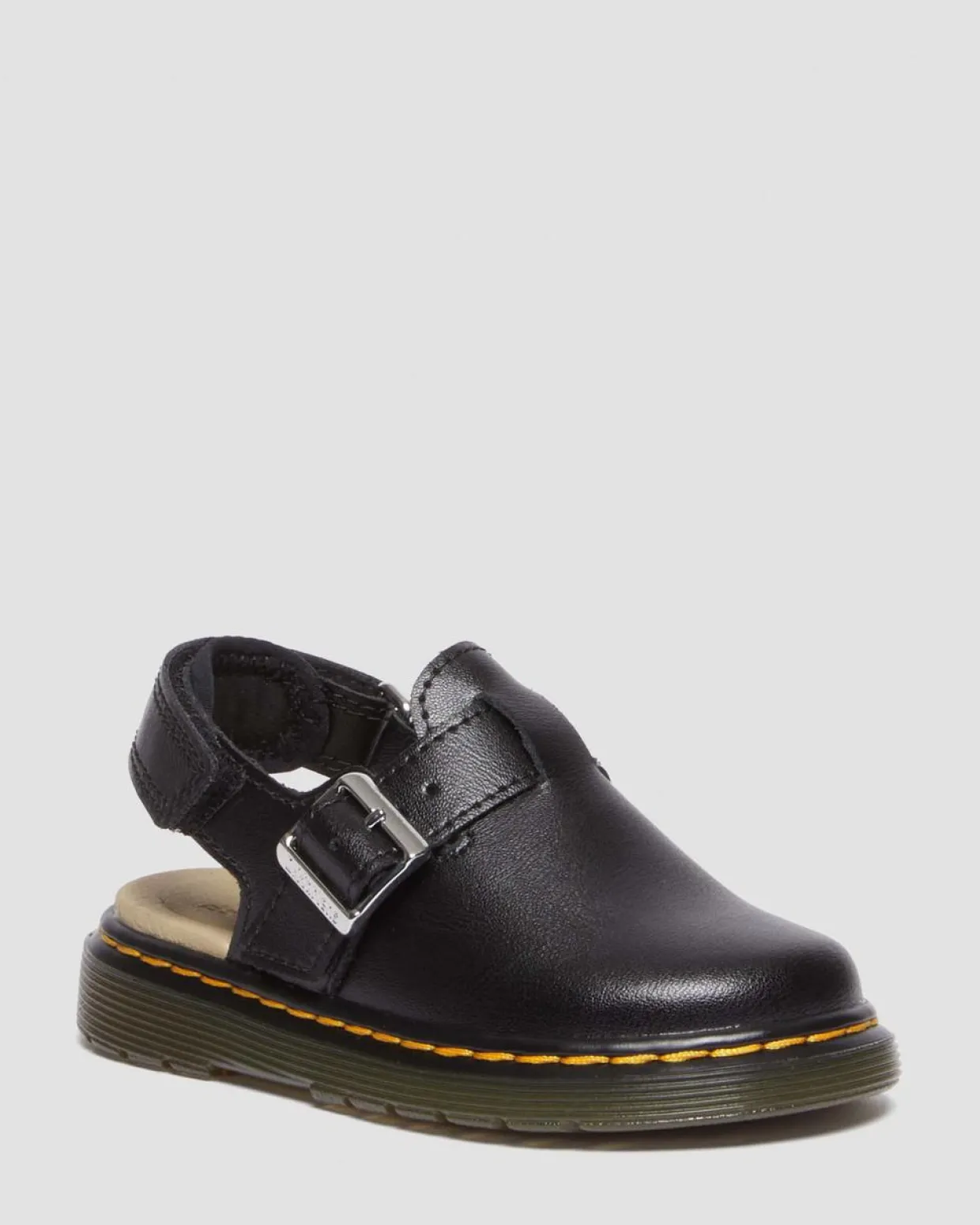 Dr. Martens Mules Jorgie En Cuir Pour Tout-petit Noir — T Lamper Best Sale