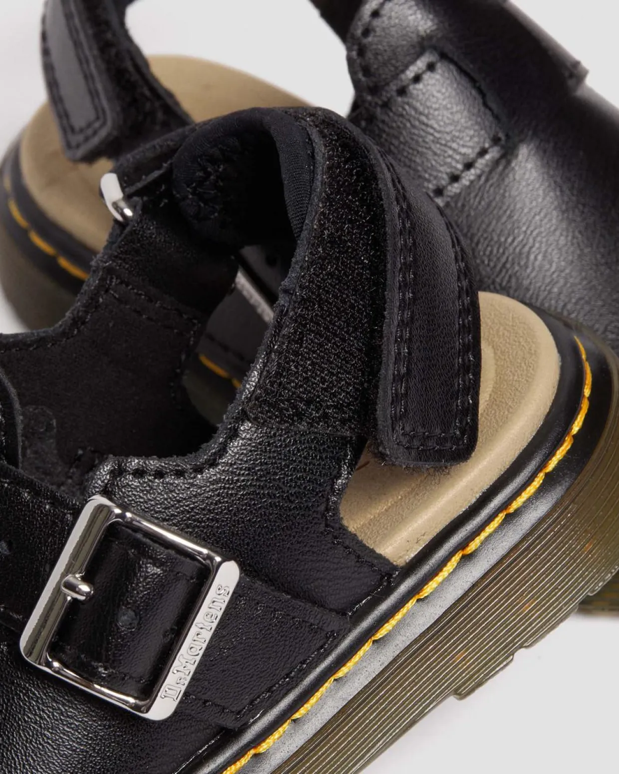 Dr. Martens Mules Jorgie En Cuir Pour Tout-petit Noir — T Lamper Best Sale