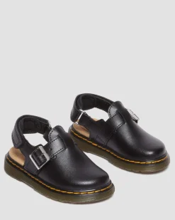 Dr. Martens Mules Jorgie En Cuir Pour Tout-petit Noir — T Lamper Best Sale