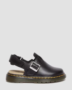 Dr. Martens Mules Jorgie En Cuir Pour Tout-petit Noir — T Lamper Best Sale