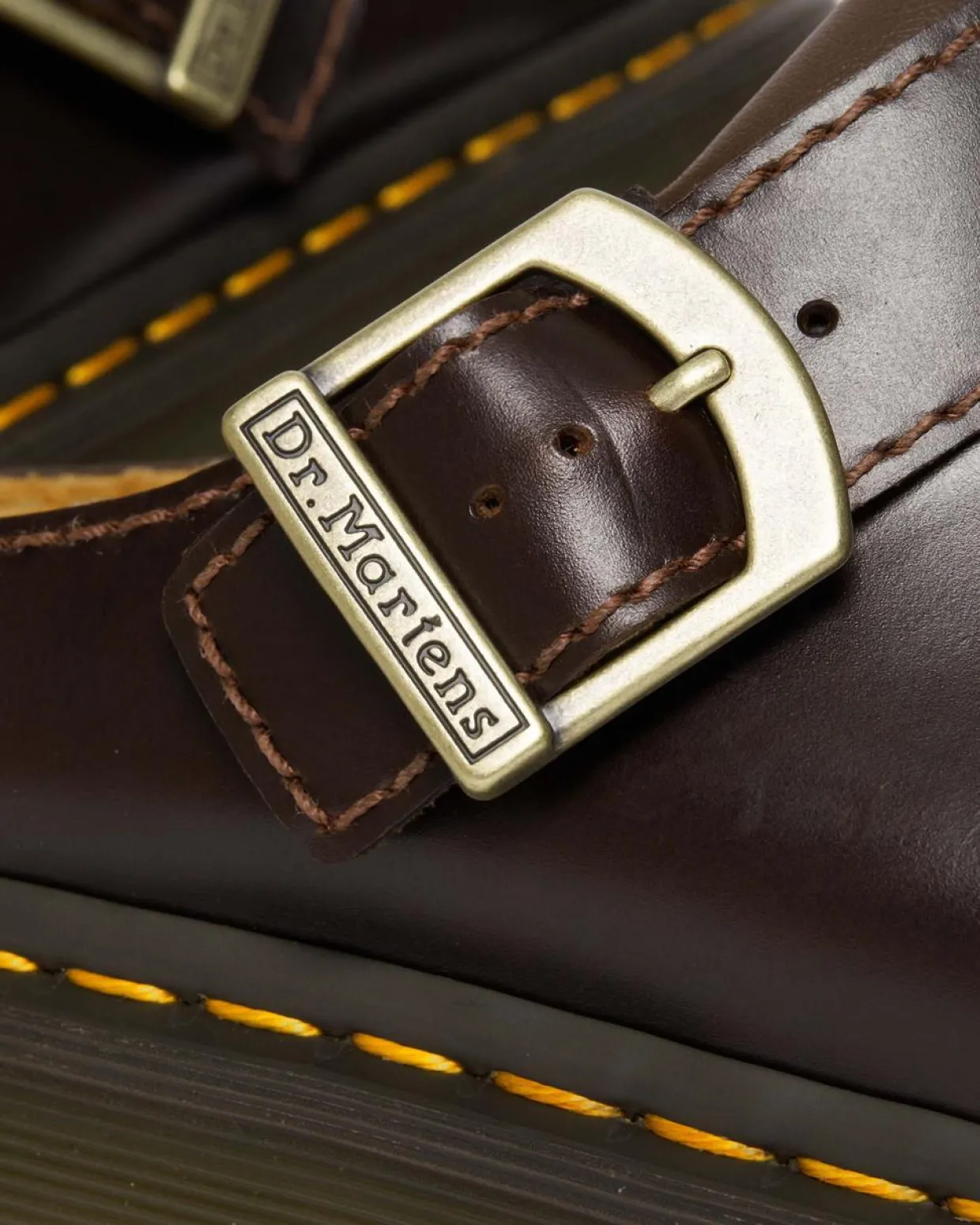 Dr. Martens Mules Plateformes Laketen En Cuir Charro — Atlas Cheap