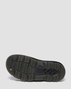 Dr. Martens Mules Plateformes Zebzag Casual En Daim à Brides Noir — E.H.Suede Outlet