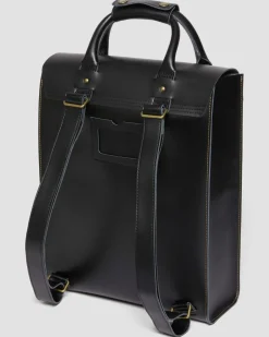 Dr. Martens SAC À DOS THE NATIONAL GALLERY HARMEN STEENWYCK EN CUIR Blanc+Noir — Backhand Strawgrain+Kiev Online