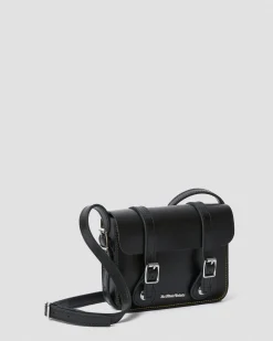 Dr. Martens Sac Bandoulière En Cuir 18 Cm Noir — Smooth Leather Cheap