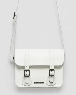 Dr. Martens Sac Bandoulière En Cuir 18 Cm Blanc — Smooth Leather Hot