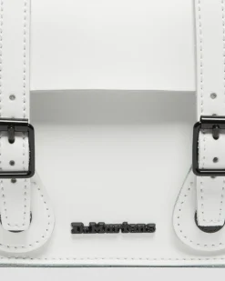Dr. Martens Sac Bandoulière En Cuir 18 Cm Blanc — Smooth Leather Hot