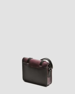 Dr. Martens Sac Bandoulière En Cuir Effet Vieilli 18 Cm Black+Fondant Pink — Two Tone Rub Off+Kiev Cheap