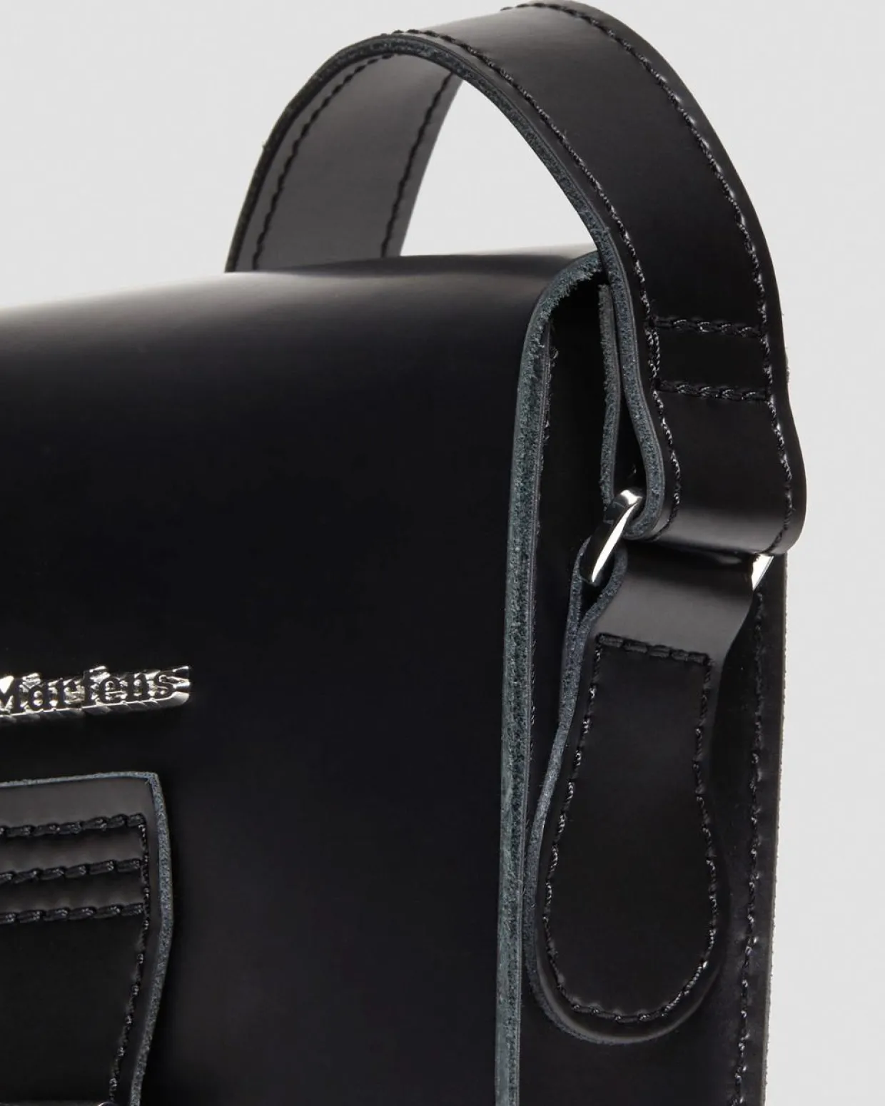 Dr. Martens Sac Bandoulière En Cuirs Kiev Et Smooth Noir — Kiev & Smooth Best