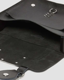 Dr. Martens Sac Bandoulière Piercing En Cuir 28 Cm Black — Milled Nappa Online