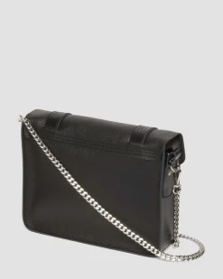 Dr. Martens Sac Bandoulière Piercing En Cuir 28 Cm Black — Milled Nappa Online