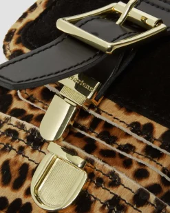 Dr. Martens Sac Bandoulière Vertical En Hair-On à Imprimé Léopard Black — Desert Oasis Suede+Archive Leopard Hair On+Kiev Flash Sale