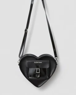 Dr. Martens Sac En Cuir En Forme De Cœur  Noir — Kiev Best Sale