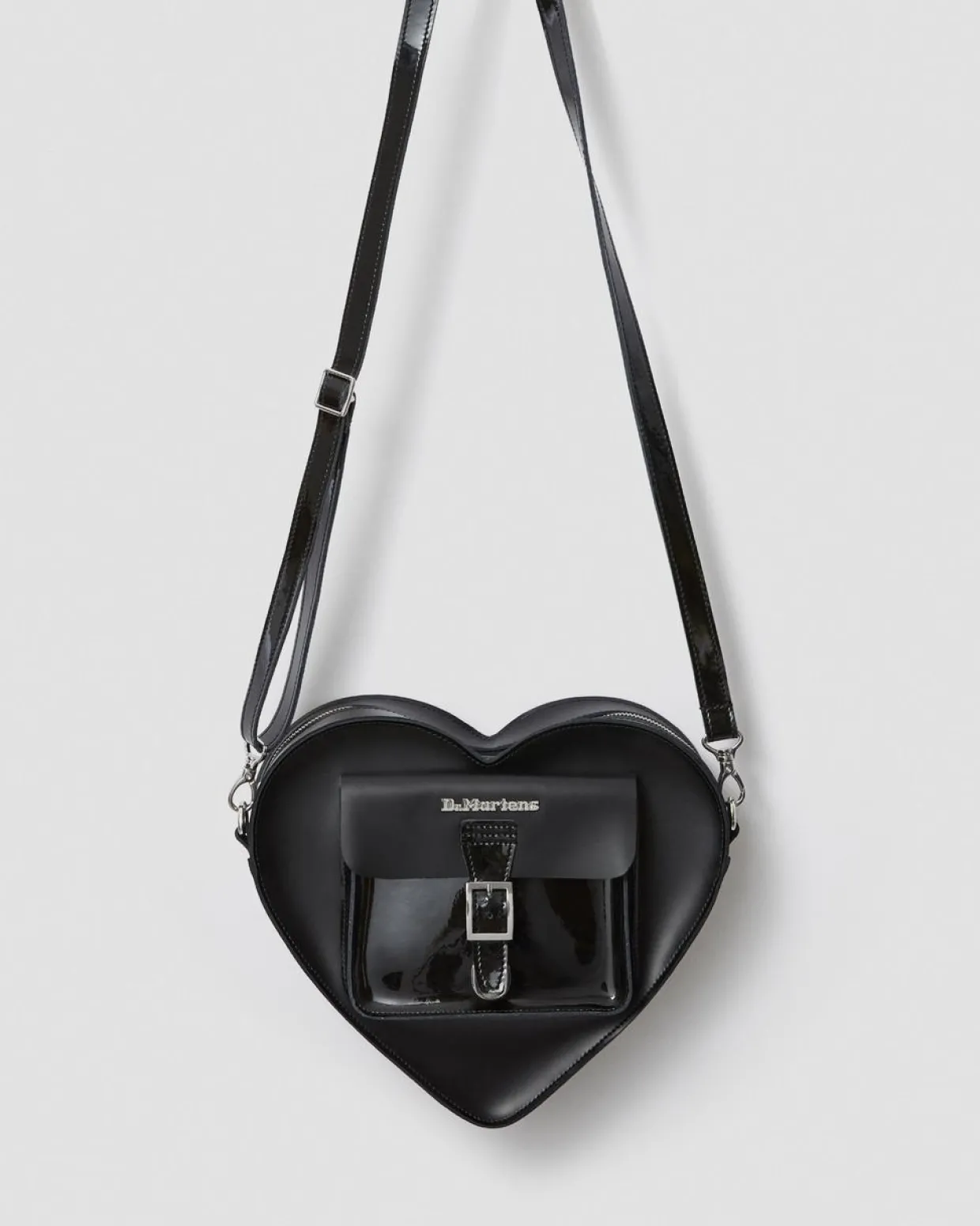 Dr. Martens Sac En Cuir En Forme De Cœur  Noir — Kiev Best Sale