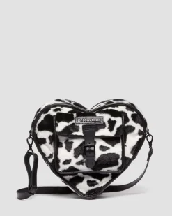 Dr. Martens Sac En Forme De Cœur En Imprimé Vache BLACK+WHITE — Cow Print + Kiev Fashion