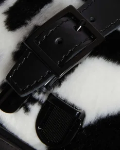 Dr. Martens Sac En Forme De Cœur En Imprimé Vache BLACK+WHITE — Cow Print + Kiev Fashion