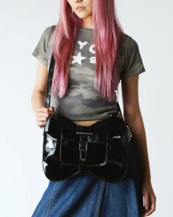 Dr. Martens Sac En Forme De Nœud Vegan BLACK — Oxford Cheap