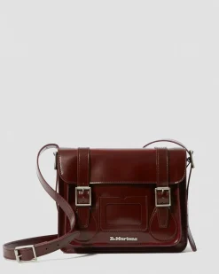 Dr. Martens Sacoche Vegan 28 Cm Rouge Cherry Red — Oxford Rub Off Discount