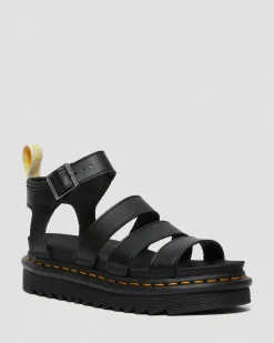 Dr. Martens Sandales Blaire Felix Rub Off Vegan à Brides Noir — Felix Rub Off Cheap