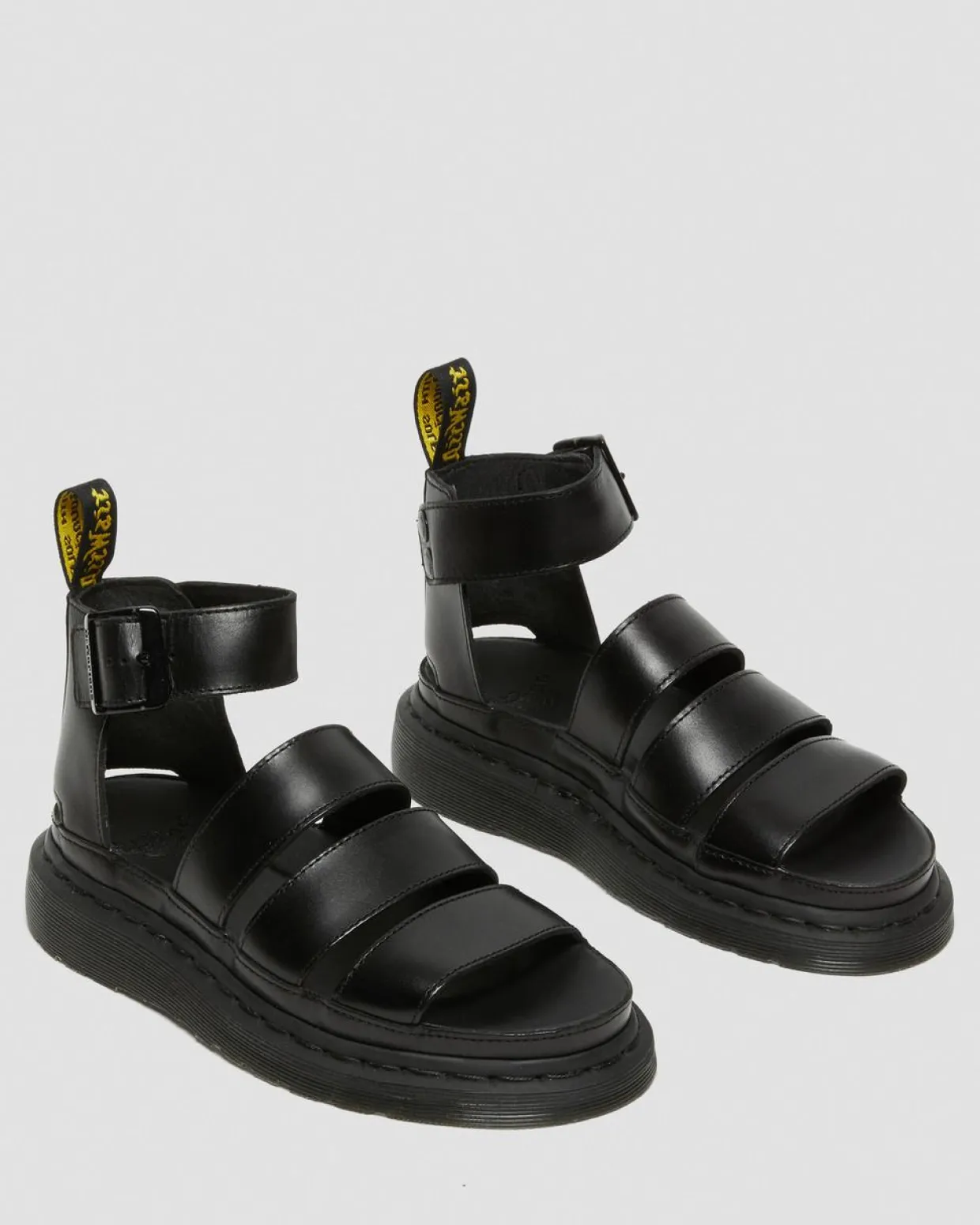 Dr. Martens SANDALES CLARISSA II EN CUIR À BRIDES Noir — Brando Best