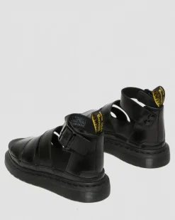Dr. Martens SANDALES CLARISSA II EN CUIR À BRIDES Noir — Brando Best