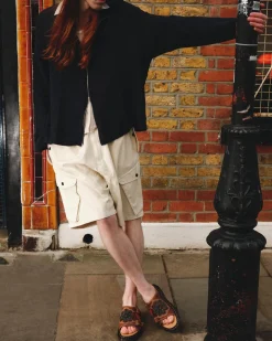 Dr. Martens Sandales Dayne Made In England En Cuir Et En Daim à Appliqué Conker Brown+Black+Rust Orange — Regency Calf+Desert Oasis Suede Cheap