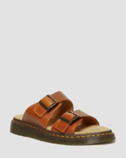 Dr. Martens Sandales Josef En Cuir à Boucles Oak — Analine Store