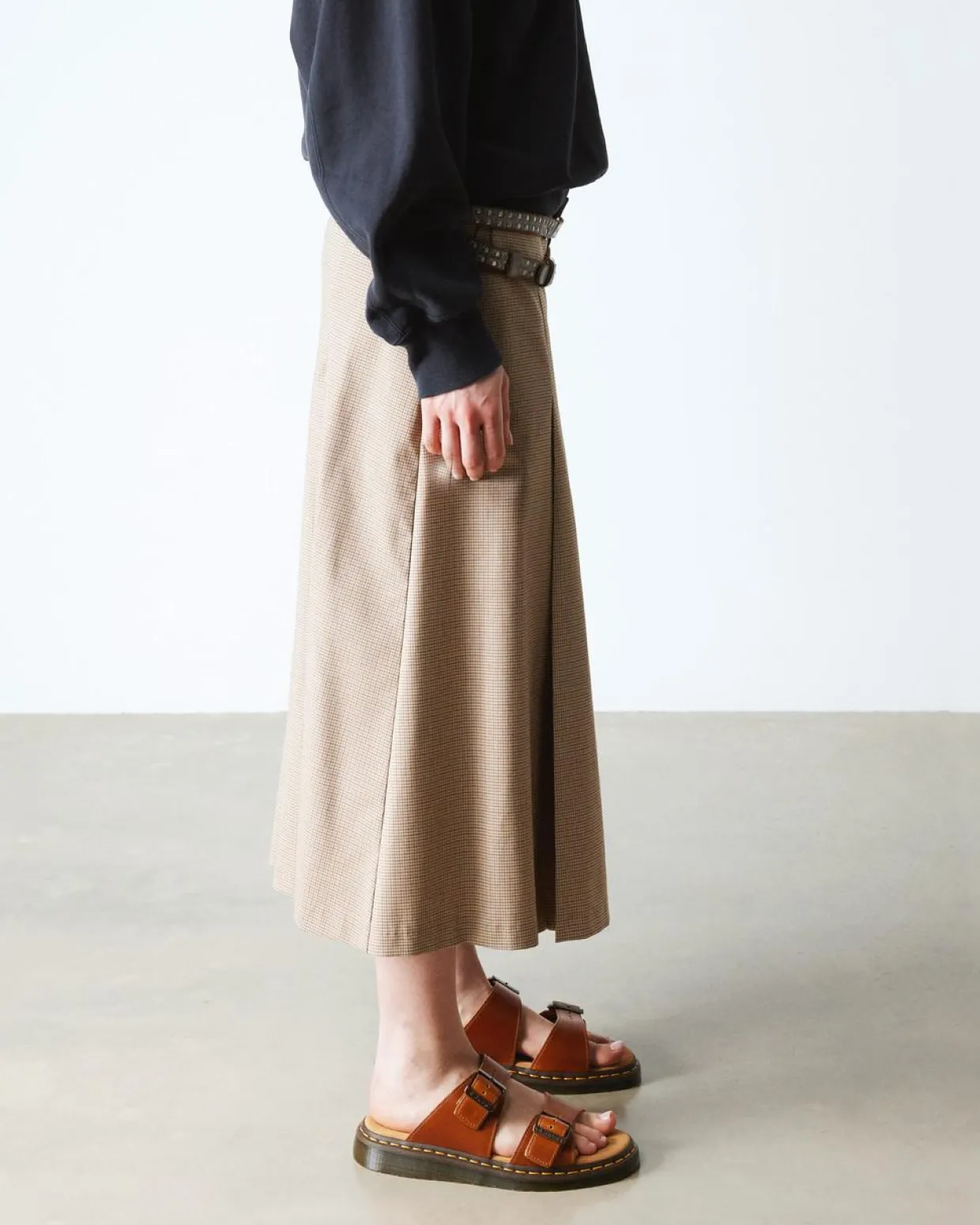 Dr. Martens Sandales Josef En Cuir à Boucles Oak — Analine Store
