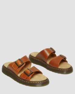 Dr. Martens Sandales Josef En Cuir à Boucles Oak — Analine Store