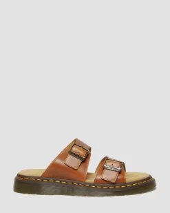 Dr. Martens Sandales Josef En Cuir à Boucles Oak — Analine Store