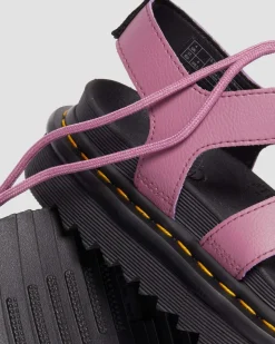 Dr. Martens Sandales Nartilla En Cuir Muted Purple — Athena Clearance