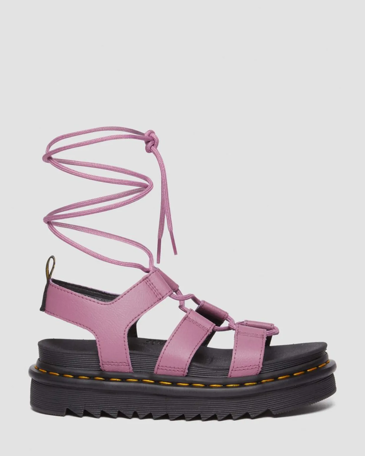 Dr. Martens Sandales Nartilla En Cuir Muted Purple — Athena Clearance