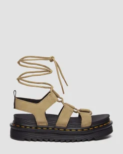 Dr. Martens Sandales Nartilla En Cuir Tumbled Nubuck Savannah Tan — Tumbled Nubuck Store