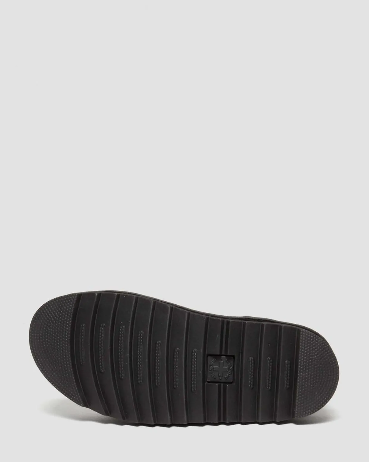 Dr. Martens Sandales Olson En Cuir Tumbled Nubuck à Zip Charcoal Grey — Tumbled Nubuck Clearance