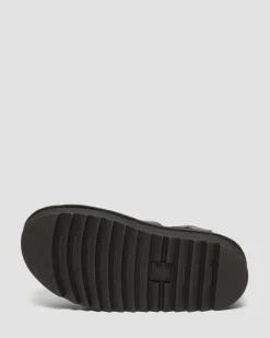 Dr. Martens Sandales Plateformes Blaire En Cuir Piercing Noir — Athena Clearance