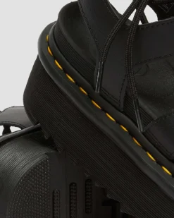 Dr. Martens Sandales Plateformes En Cuir Nartilla Noir — Athena Online