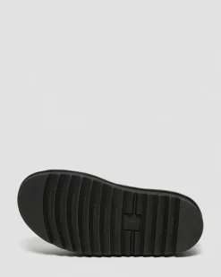 Dr. Martens Sandales Plateformes Quad Blaire En Cuir Pisa à Brides Gris — Pisa New